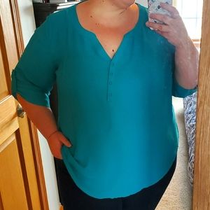 Torrid 3/4 Sleeve Blouse